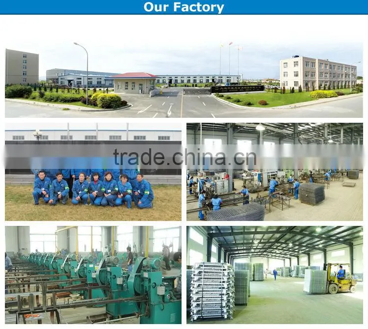 Material handling steel wire mesh decking for pallet racking