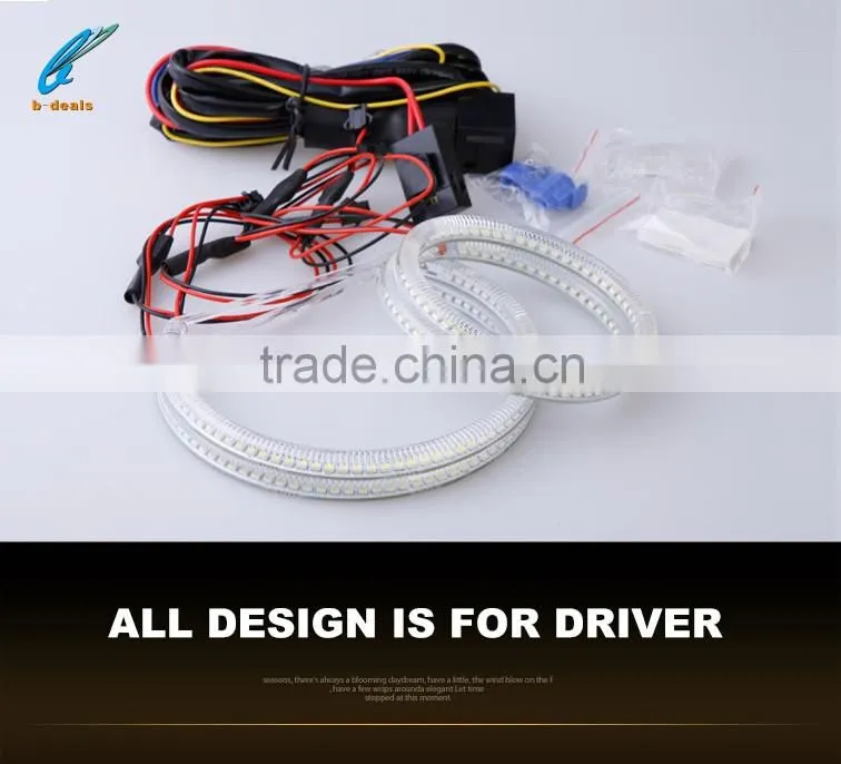 B-deals hot sell 131mm 106mm Angel Eyes Rings SET SMD LED for BMW E90