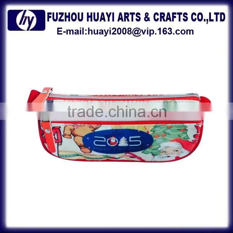 Wholesale Zipper Lock custom printed pencil case for teenagers