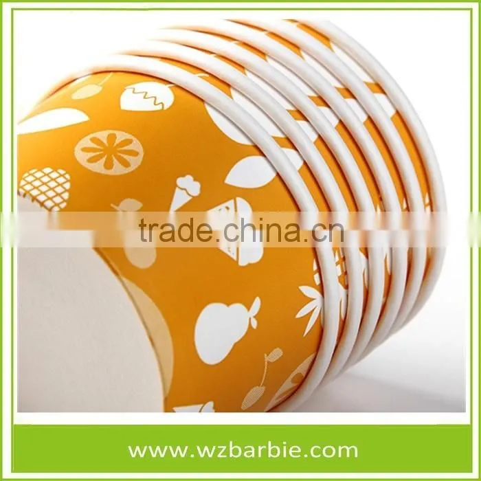 Recyled Ice Cream Paper Cup/Bowl For Ice Cream With Custom Logo Printed