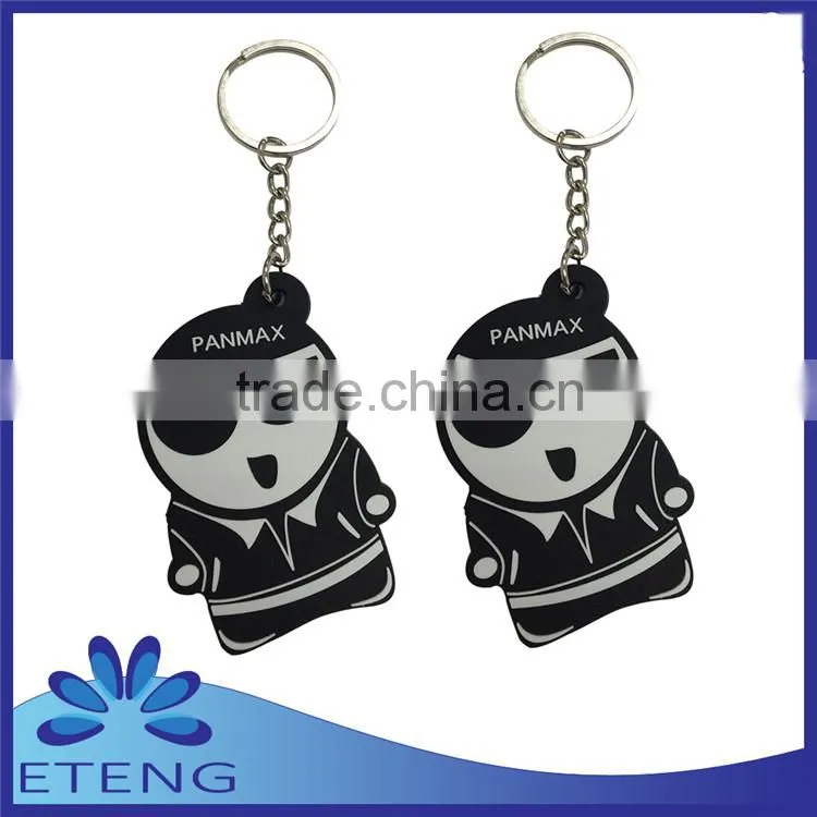 High-quality custom shaped soft pvc keychain for promotion item
