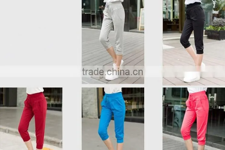 Custom Girls 3/4 Cotton Sweatpants