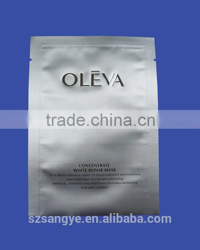 China cosmetic aluminum foil plastic bag for Eye Mask packing