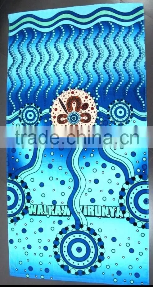 100% cotton digital printing beach towels