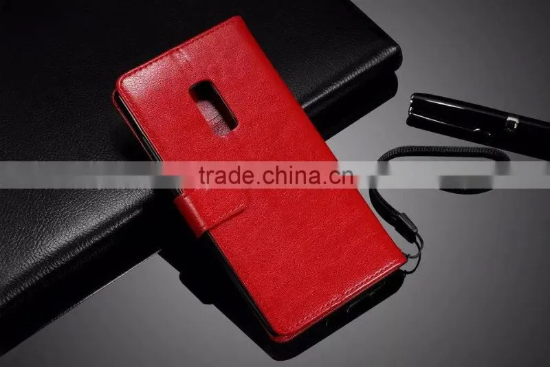 Original K-COOL Genuine Leather Case For One plus One Phone Flip Cover Case with card slot MT-4677