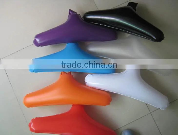 PVC material Inflatable hanger collapsible Clothes hanger