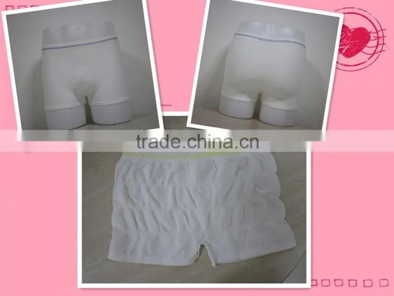 Reusable Seamless Medical Hospital Adult Disposable Briefs