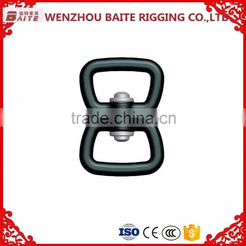 aluminum black high quality swivel hook swivel double eye