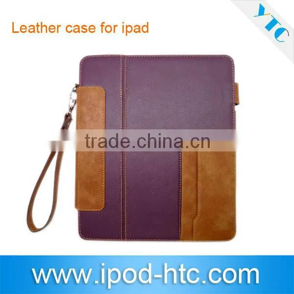 Newest ultra slim Leather case for ipad, for ipad leather case,Wholesale PU Leather case