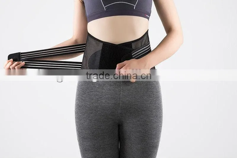 Back lumbar support belt with Steel Stays