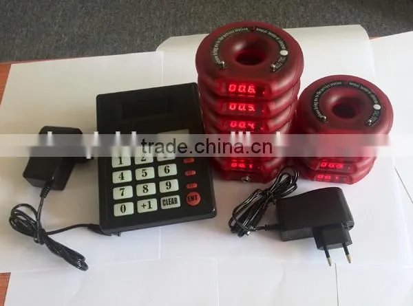 Wireless guest paging system restaurant call pager wireless coaster pager system vibrating pager
