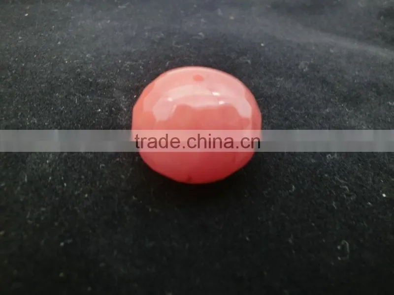 25*20mm Cherry Quartz faceted rondelle beads