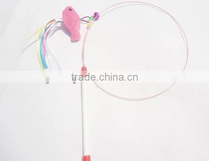 Funny Cat Toy Stick with Catnip
