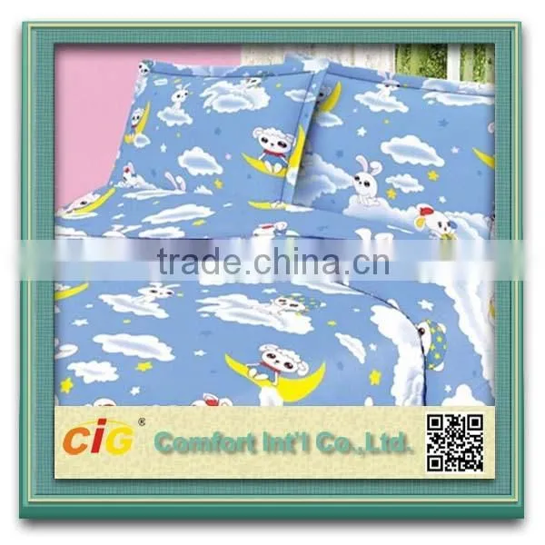 Fashion new design pretty 100% cotton printing fabric for bedsheet