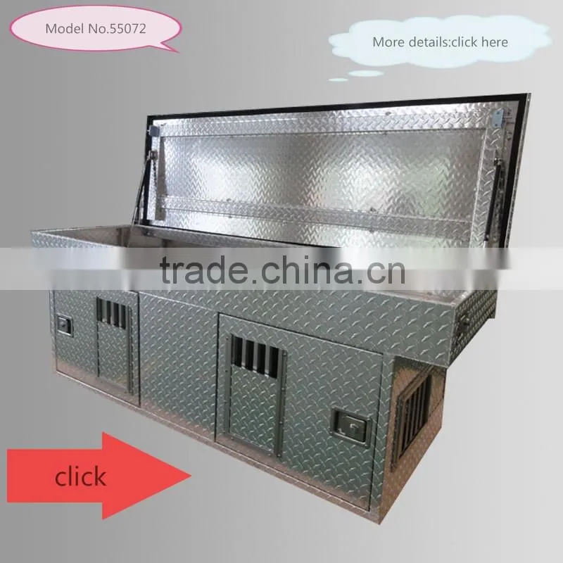Aluminum truck tool box dog box for pickup