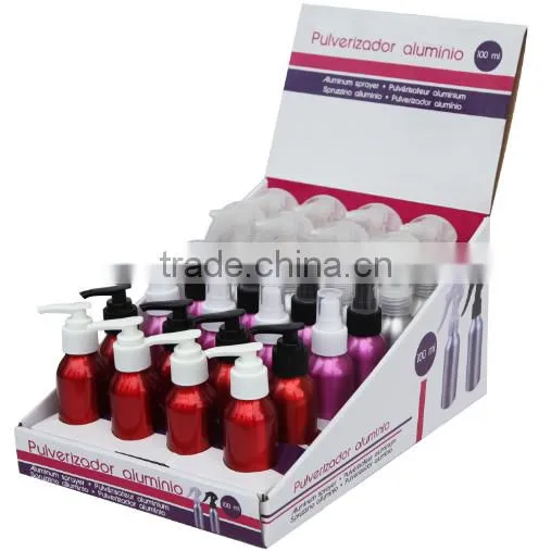 Multifunctional aluminum pump spray bottle 100ml