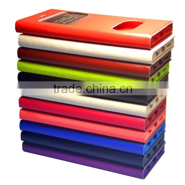Ultra Slim MAGNETIC Flip Leather TPU Case with View Window for Sony Xperia Z4 Z3 Z1