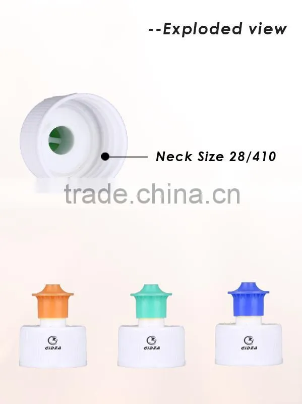 push pull plastic cap 28/410