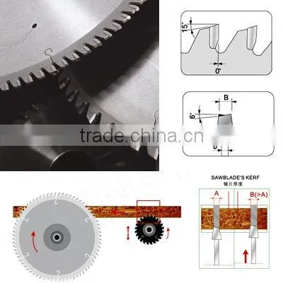 TCT Circular Saw Blade - Conical Scoring Saw Blade 300mmx4.6~5.6/3.0mmx50mmx48T