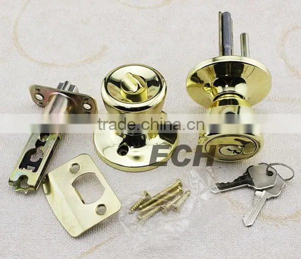 Golden high quality Zinc alloy one way door lock system
