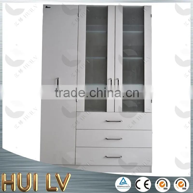 Durable high quality laboratory storage wooden cabinet