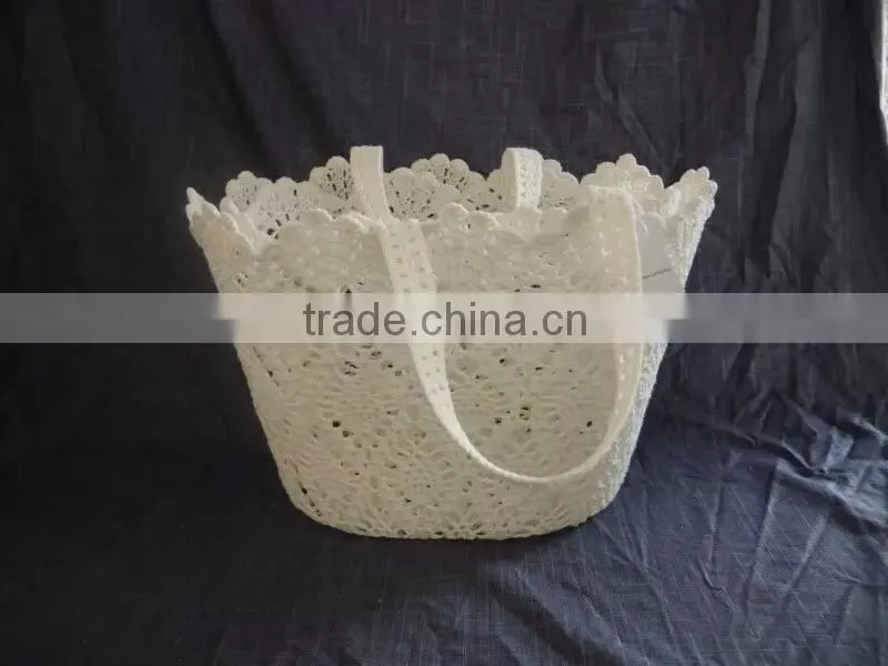 2016 new style hot selling and natural 100% hand making cheap basket with handles