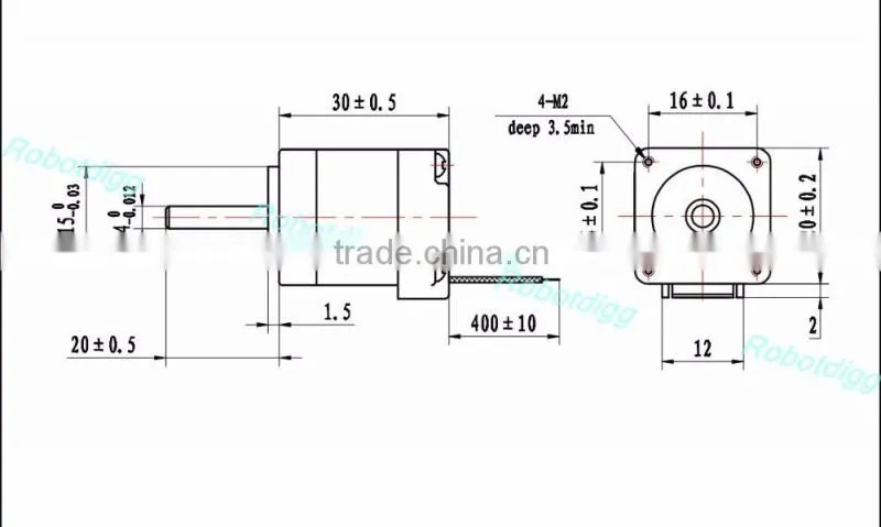 Nema8 High Torque Stepper Motor