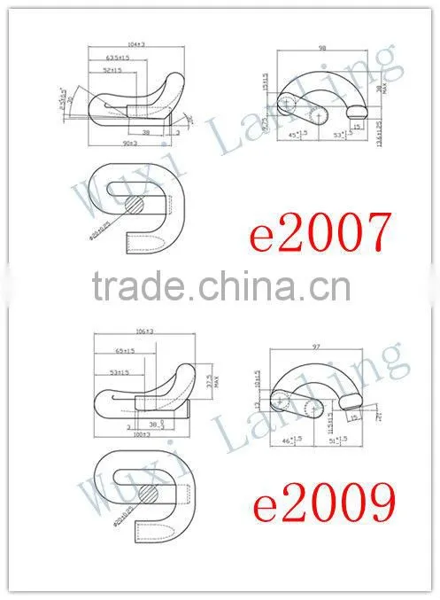 Rail clip e1804 clip used for Singapore railway