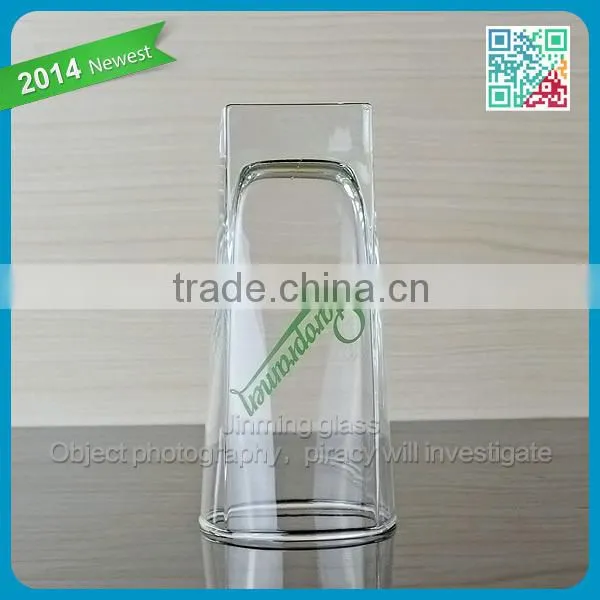 Tall Drinking Glass Milk Cup Heavy Drinking Milk Glass Cups