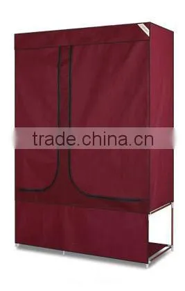 Bedroom furniture colorful fabric wardrobe