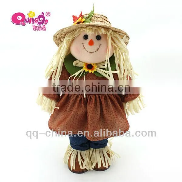30" standing Thanksgiving day scarecrow