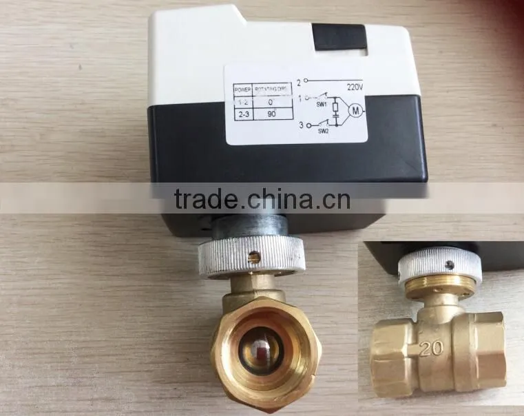 Motorized ball valve