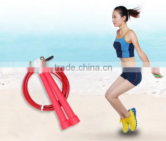 High Speed Aerobic Steel Wire Skipping Rope Length Adjustable Jump Rope Crossfit Fitness Equipment Skip Rope