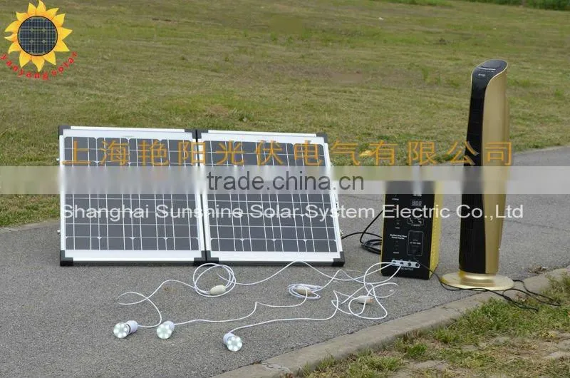 33AH Factory Direct sale portable solar power system for home
