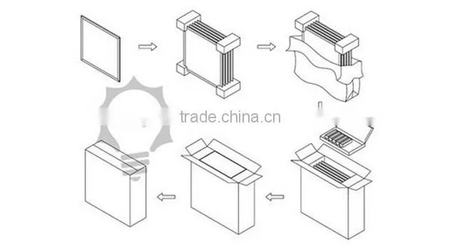 2x2 square flat 40W led panel light