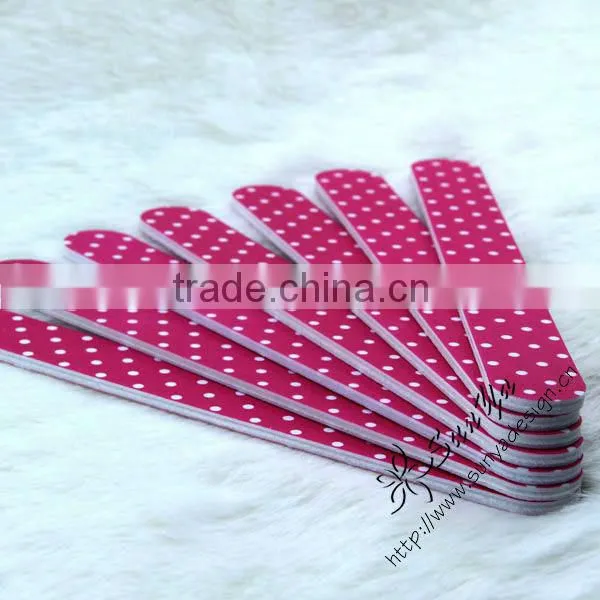 Mini matchbox nail file with assorted pattern