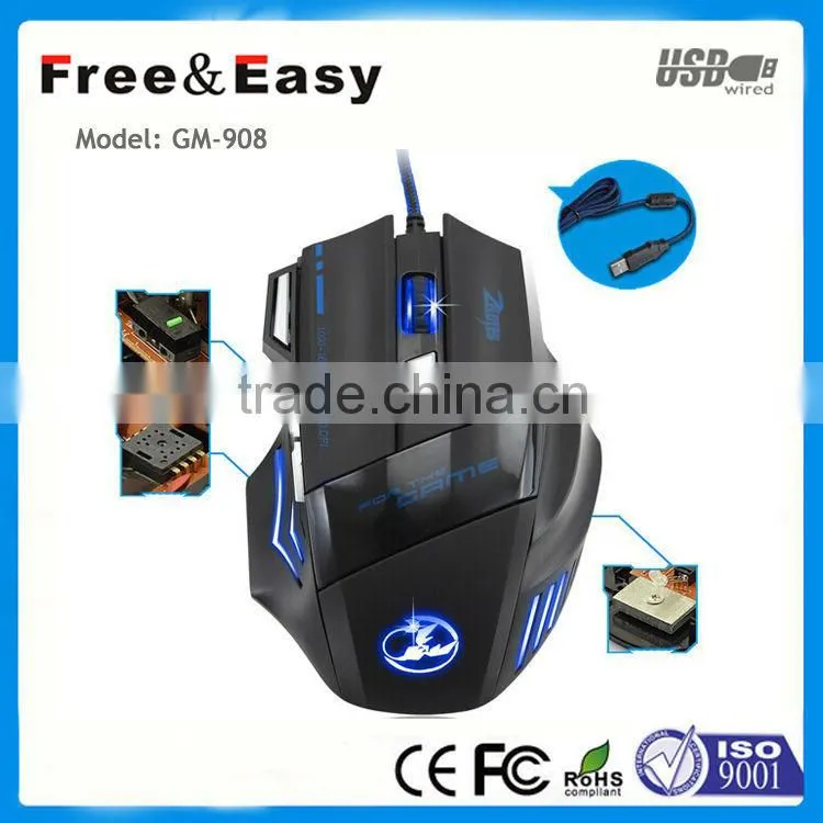 Cool 7d Wired gaming mouse for human engineering