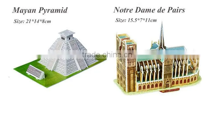 Plastic Building Model 3D Eiffel Tower Puzzle