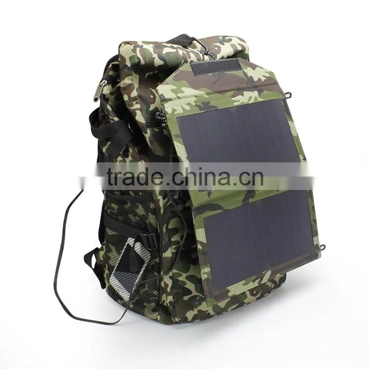 Waterproof solar power bank 12 watts flexible solar panel for ipad