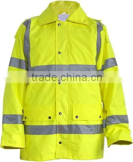 Hot! 2014 new design functonal high-vis 3 in 1 jacket