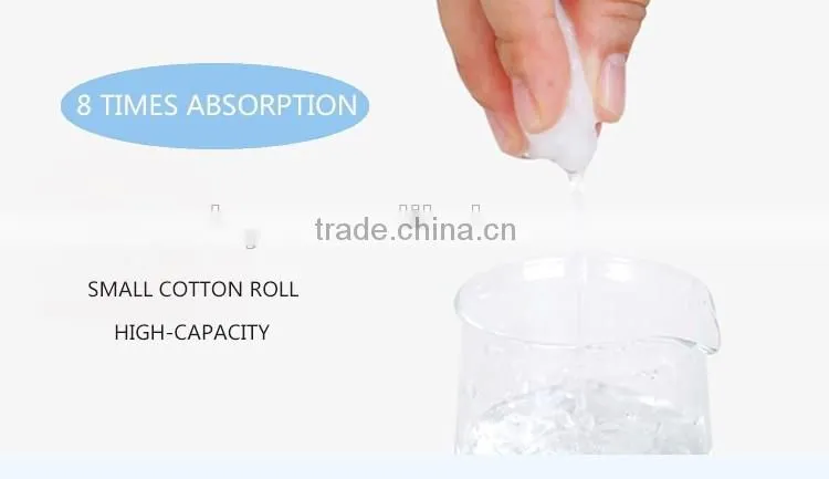 100% Cotton Fabric personal care Absorbent dental cotton rolls Folded