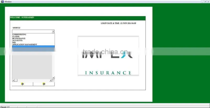 insurance management tool