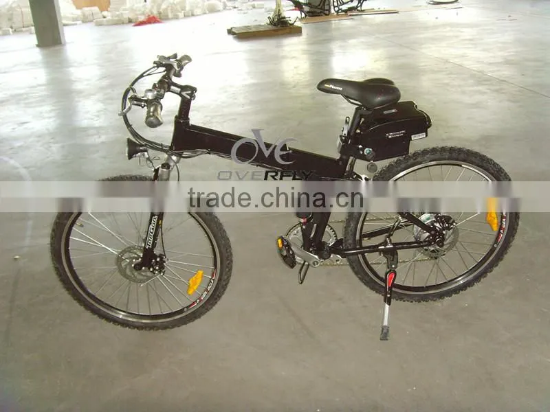 26 inch foldable E-Bicycle with TGS Brand alloy crown and outer-legs suspension front Fork XY-TDE09Z
