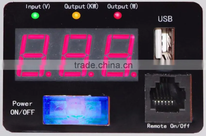 12V/24/48VDC to 110V/230VAC 1500W Pure Sine Wave Power Inverter , Solar Inverter System For Home DS-1500P