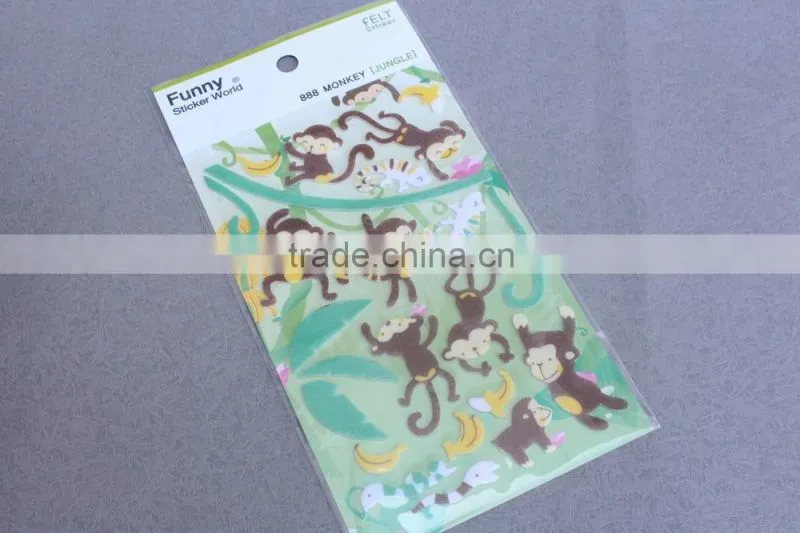 2015 popular Custom sticker paper,glow in the dark sticker paper custom