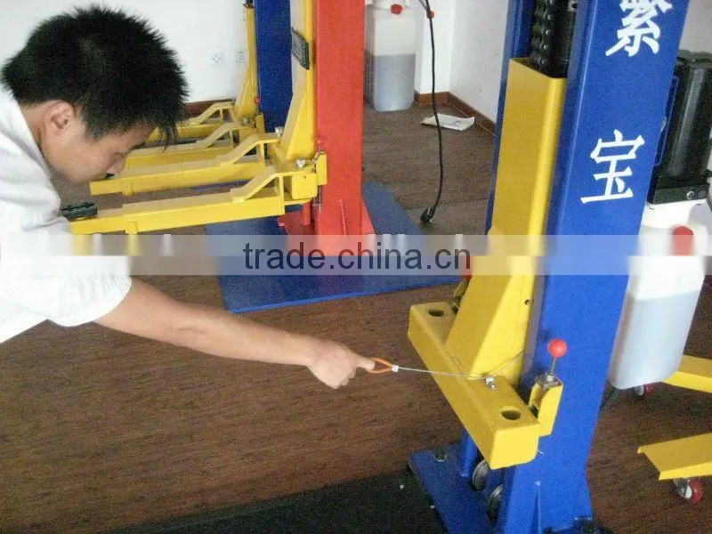 single cylinder hydraulic car hoist