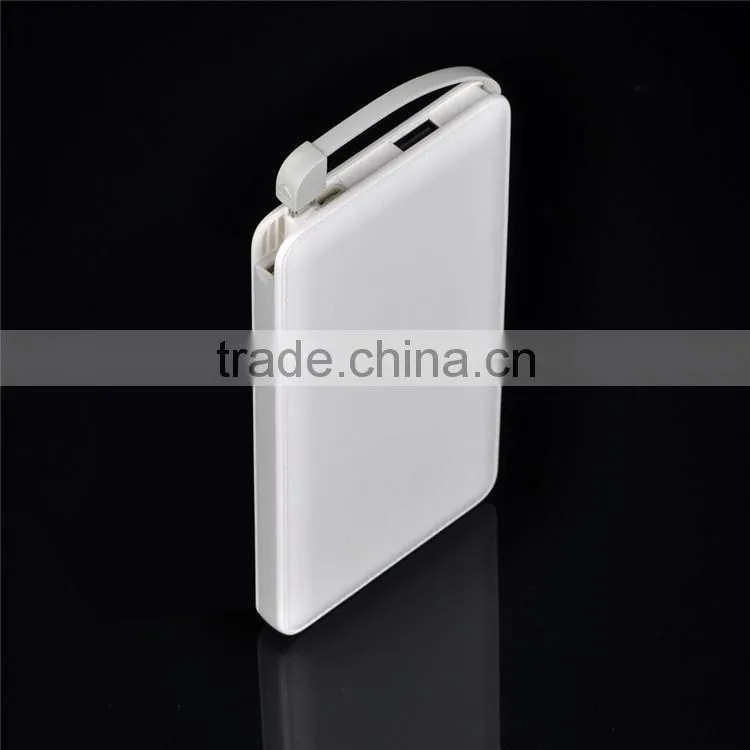 2016 new hot selling design real capacity leather 10000mah oem power bank factory