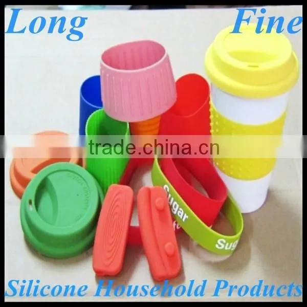 Ceramic Travel Coffee Mug Silicon Lid