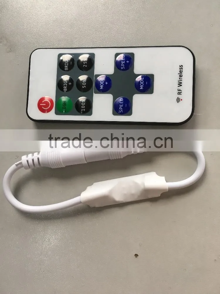 New Products Mini RF LED Remote Controller Wireless For RGB 5050/3528 SMD LED Lights Strip