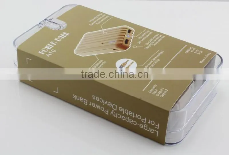10400mah big capacity power bank with LED bill checking function